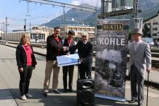 Checkübergabe in Samedan