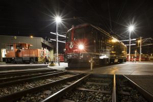 Nachts im Depot Landquart