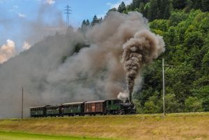 Die RHÆTIA anlässlich ihrer letzen Fahrt 2014