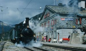 Ein einmaliges Ereignis die Nr.1 in Ospizio Bernina 1995, Foto bei Christian Ticar